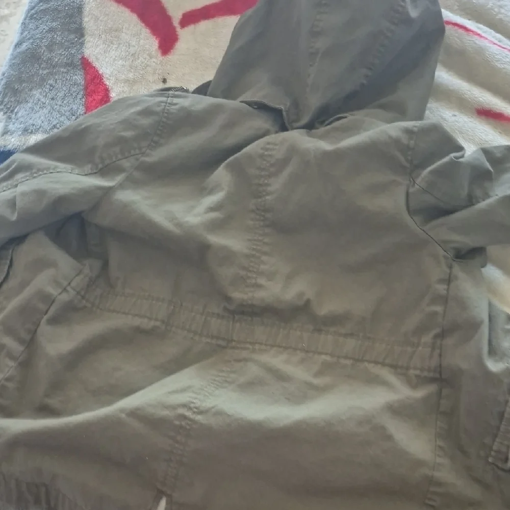 H&M Kids Olive Hooded Raincoat - Picture 6 of 8